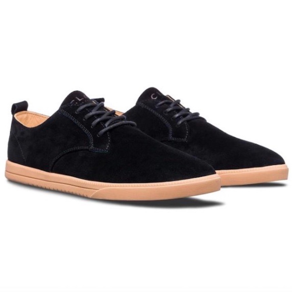CLAE Ellington Black Natural Suede Size 8
